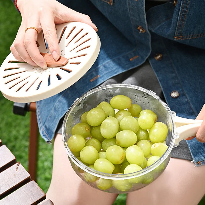 Ultimate 2-in-1 Colander & Drainer with Convenient Lid