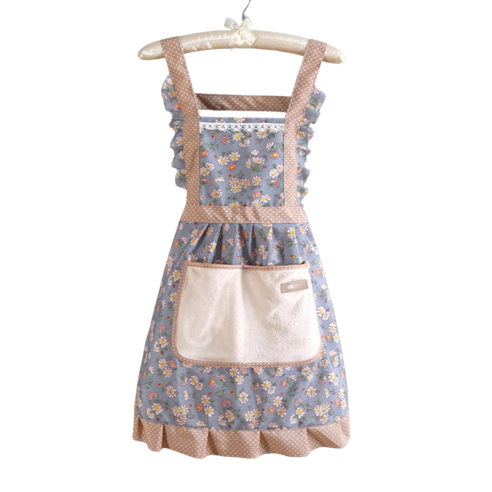 Sweet Flora Kitchen Apron – Elegance in the Kitchen