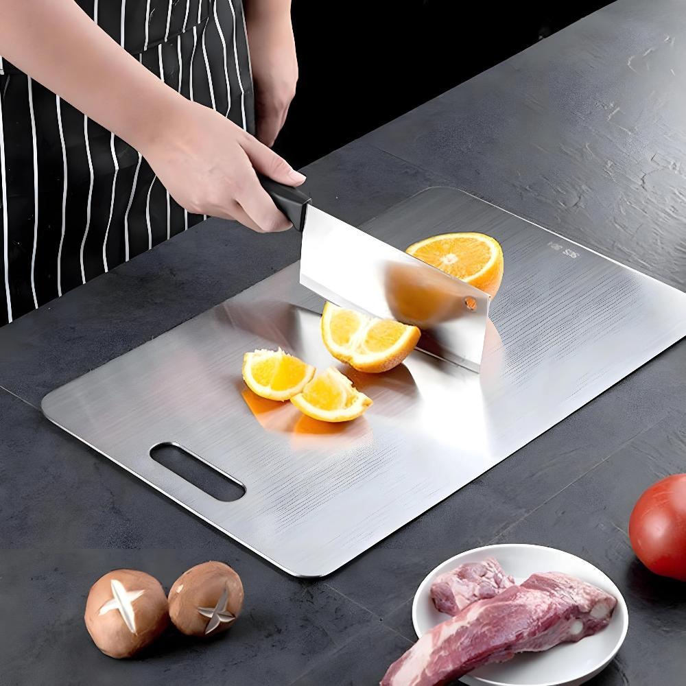 Durable Stainless Steel Cutting Board