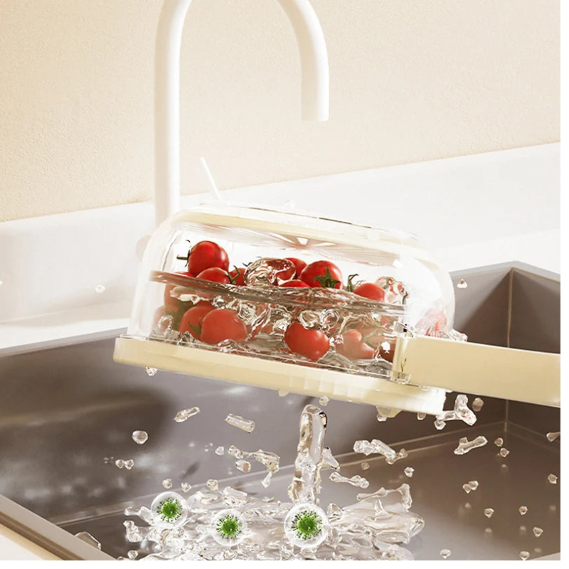 Ultimate 2-in-1 Colander & Drainer with Convenient Lid