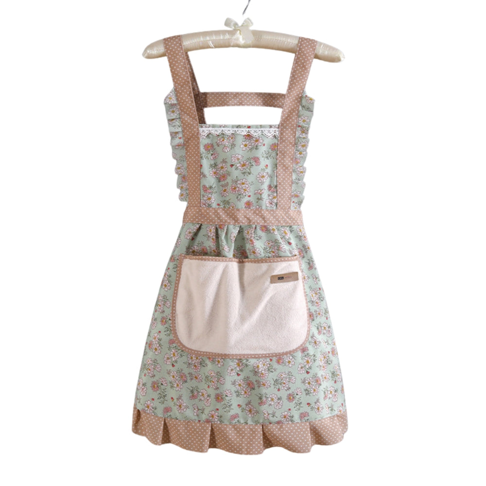 Sweet Flora Kitchen Apron – Elegance in the Kitchen