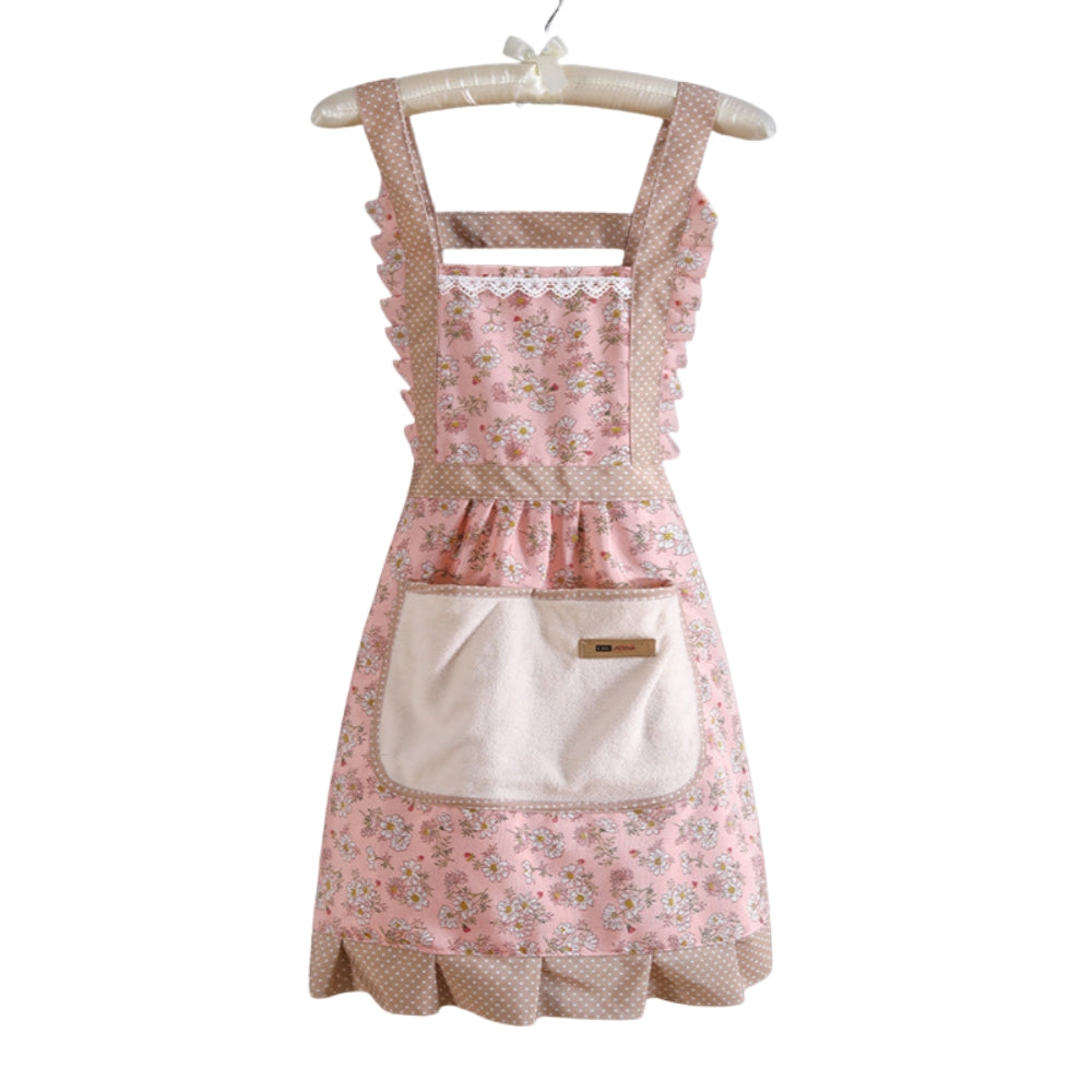 Sweet Flora Kitchen Apron – Elegance in the Kitchen