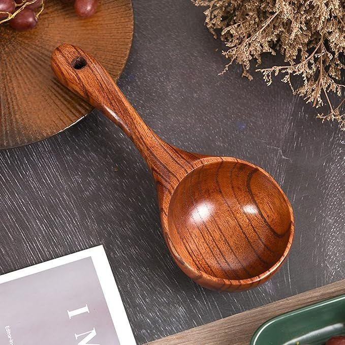 Large Wooden Multi-Purpose Scoop