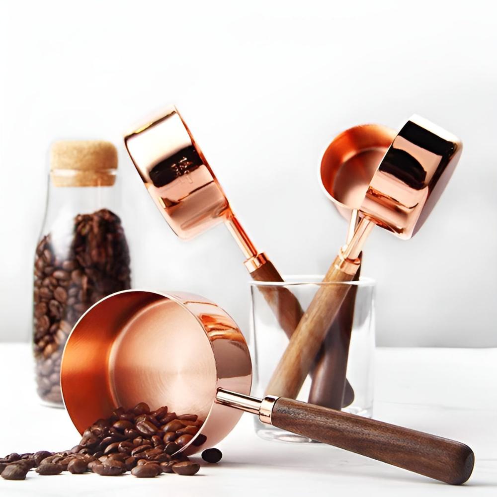 Gleam Copper-Plated Measuring Set For Kitchen